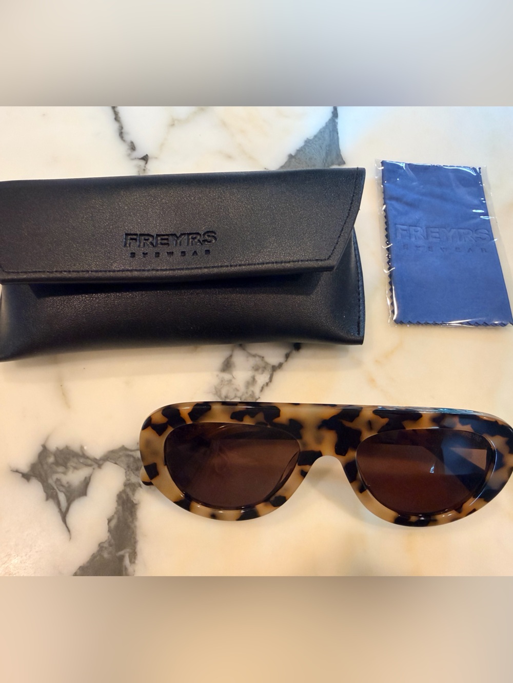 FREYRS Women’s Tortoiseshell Sunglasses - Brown Lenses